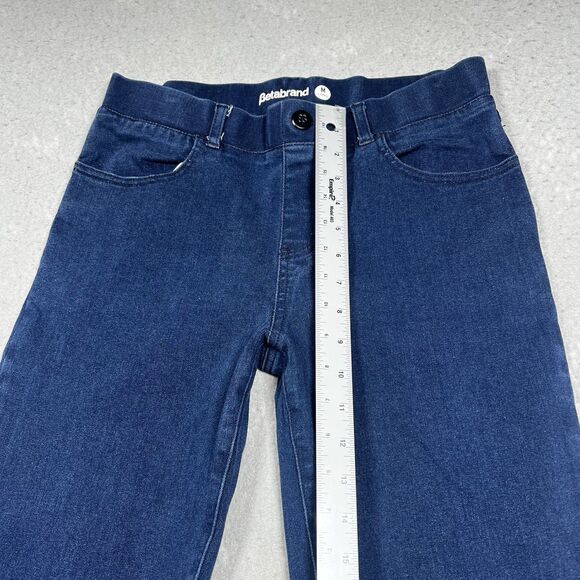 Betabrand Jeans Womens Size Medium Blue Straight Stretch Pull On Dark Wash - Picture 6 of 12